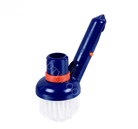 60212 Polybristle Corner Cleaning and Step 360-Degree Pool Brush on EZ-clip Handle 