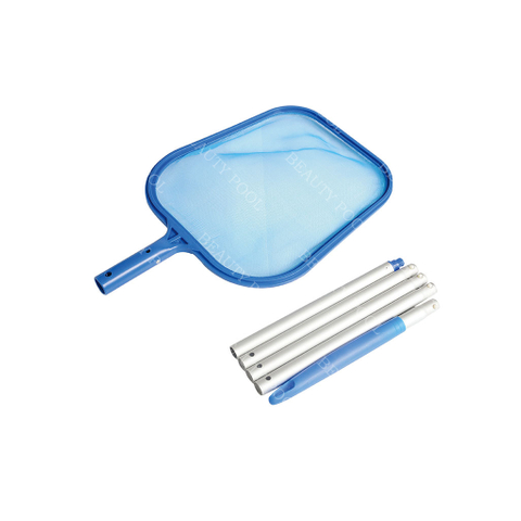 60304 Leaf Skimmer with Aluminum Pole of 48"-122cm in 5 Section