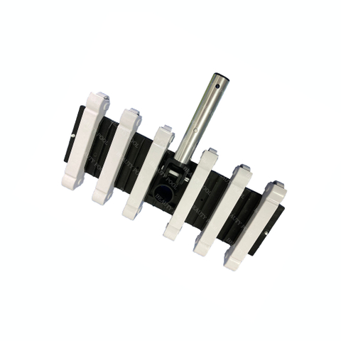 60119 17"/42CM Super Heavy Flexible Vacuum Head with Bottom Strip And Reinforced Aluminium Handle