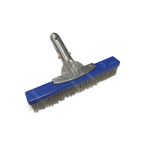 60219 10''/26cm Hi-grade Stainless Steel Algae Brush with Aluminum Handle