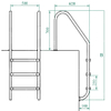 L01 L Model 304 Stainless Steel Ladder