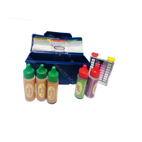 60607 4-way Test Kit with DPD Tablets: PH CL Alkalinity Acid Demand