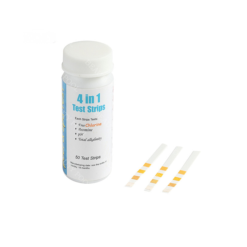 60614 4 in 1 test strips test Chlorine and pH Total Alkalinity Total Bromine 