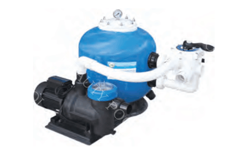 Side Mount Sand Filter with Pump for swimming pool, BPSMSFP01