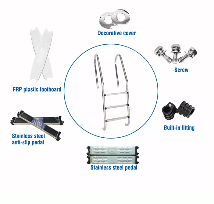 F01 F Model 304 Stainless Steel Ladder