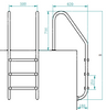 L01 L Model 304 Stainless Steel Ladder