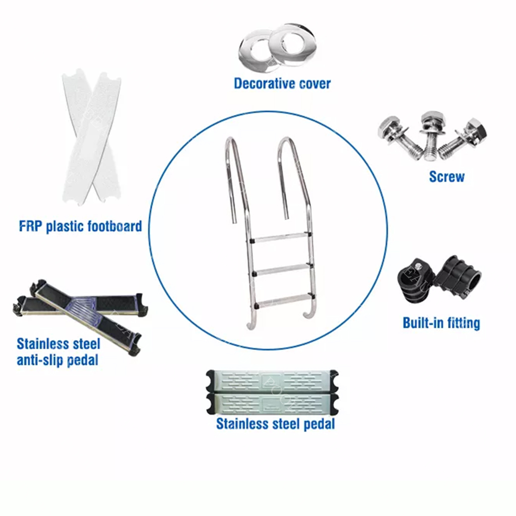 F01 F Model 304 Stainless Steel Ladder