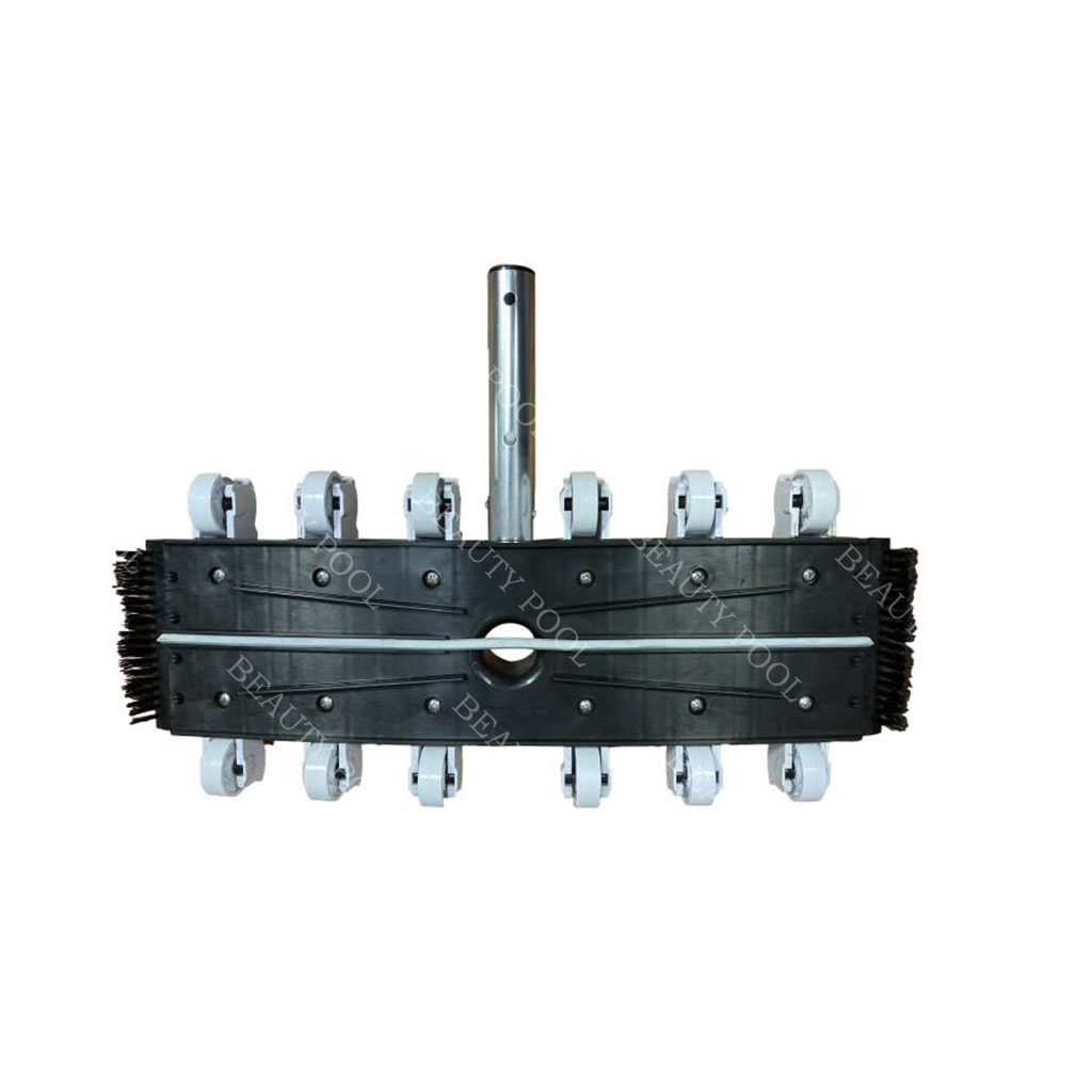 60221 20"/50 CM Super Heavy Flexible Vacuum Head And Bottom Strip with Side Brush And Reinforced Aluminium Handle