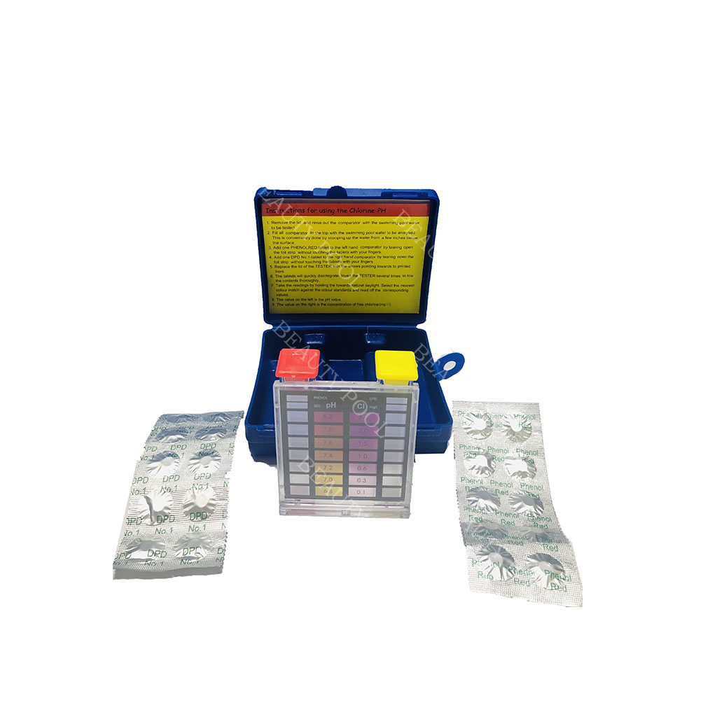 60605 DPD Test Kit with DPD1&phenol Red(10 Tablets Each)