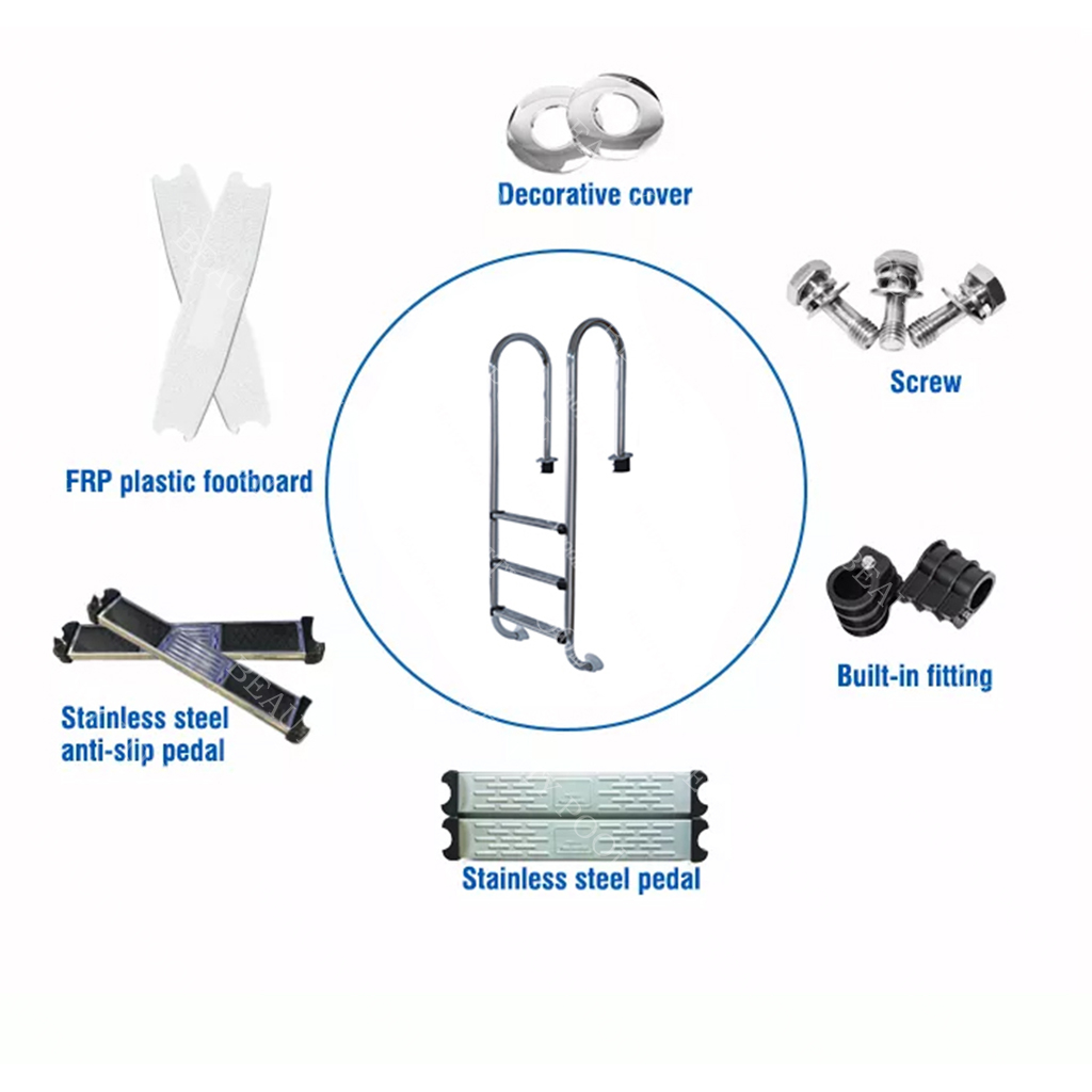 U01 U Model 304 Stainless Steel Ladder